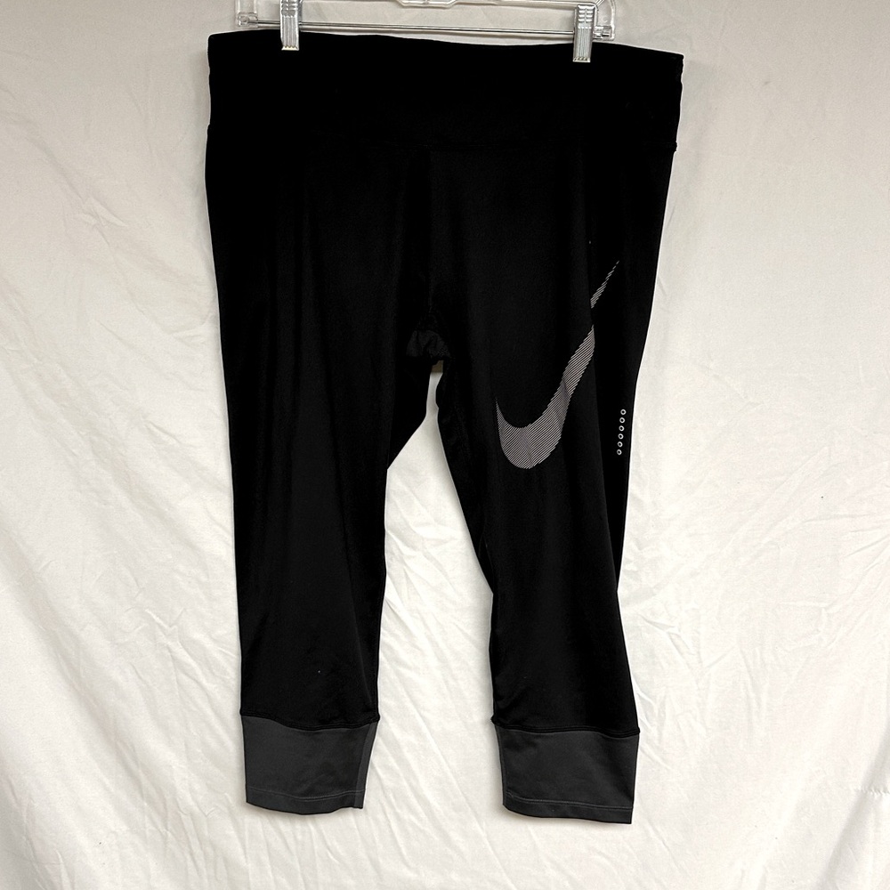 Nike Black Leggjngs with Grey - Size 1X